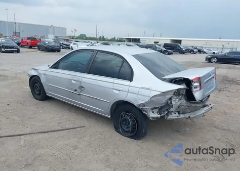 2002 Honda Civic Lx из США, поврежденный, VIN 1HGES15502L021945